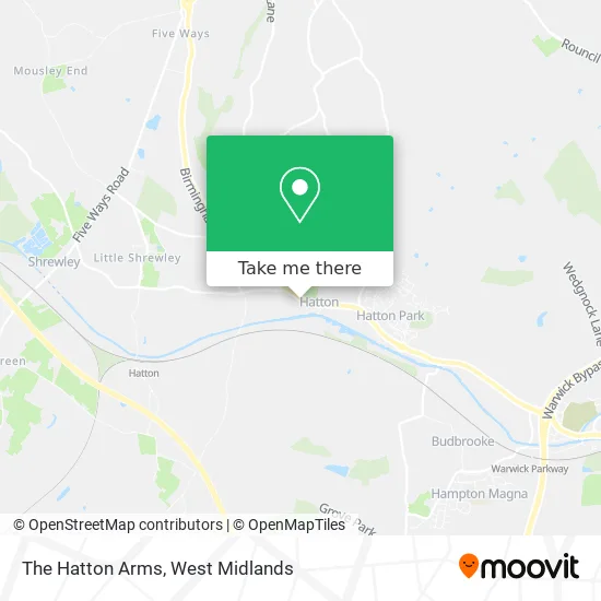 The Hatton Arms map
