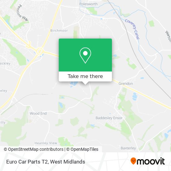 Euro Car Parts T2 map