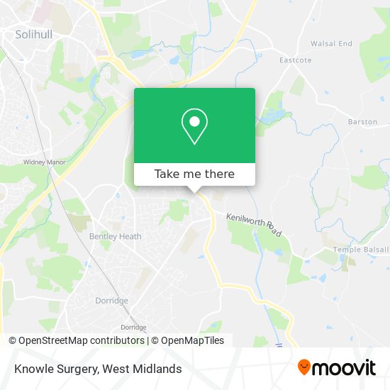 Knowle Surgery map