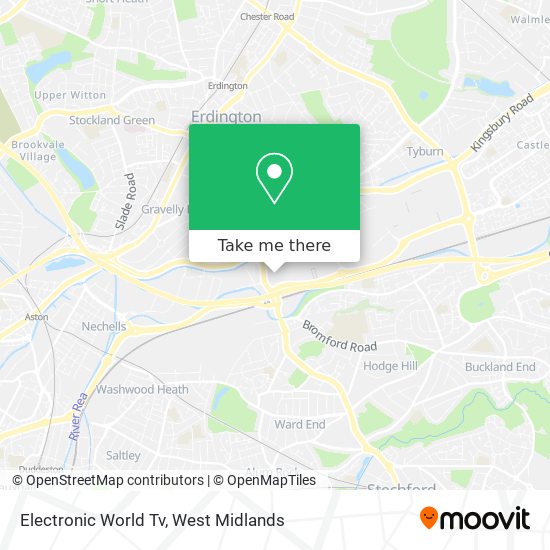 Electronic World Tv map