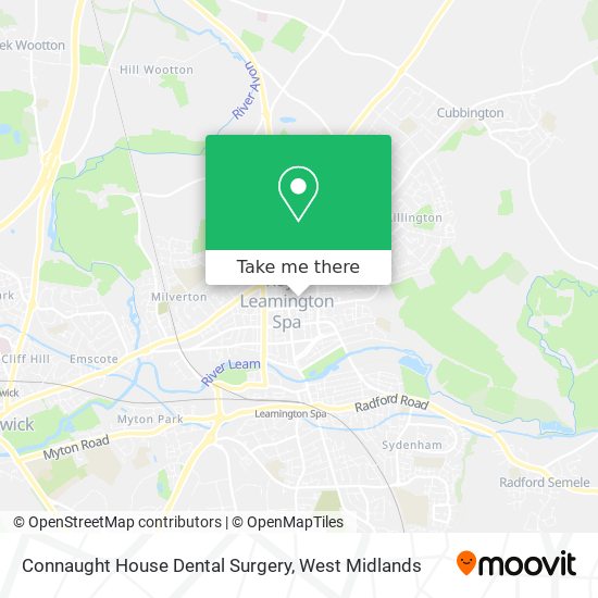 Connaught House Dental Surgery map