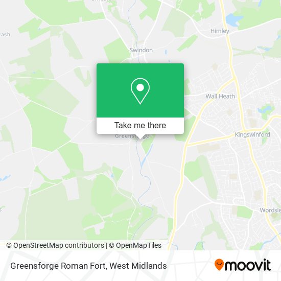 Greensforge Roman Fort map