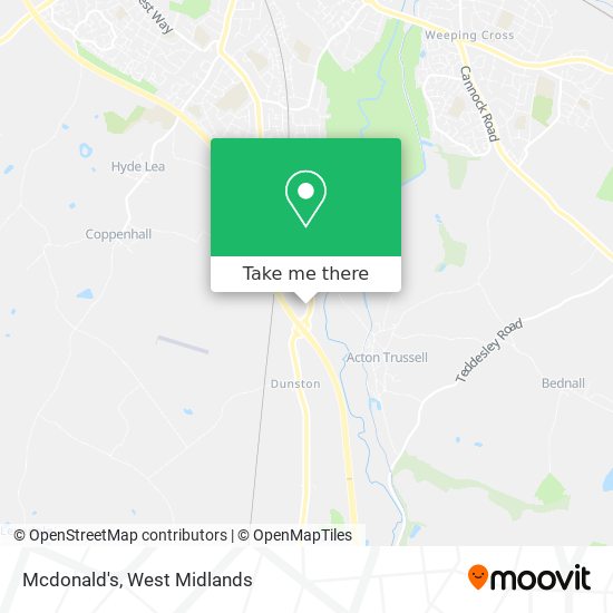 Mcdonald's map