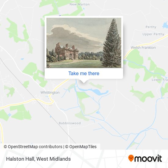 Halston Hall map