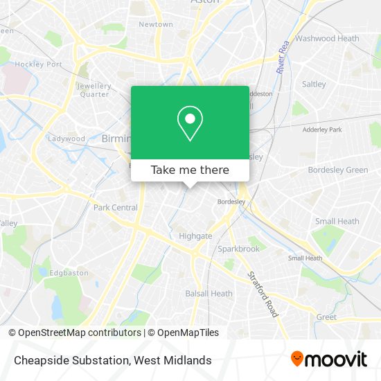 Cheapside Substation map