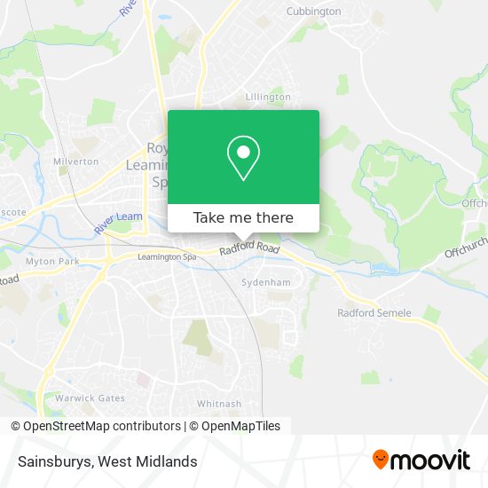 Sainsburys map