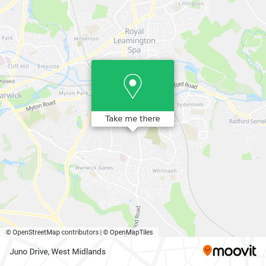 Juno Drive map