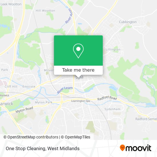 One Stop Cleaning map