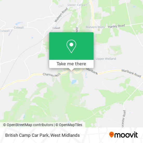 British Camp Car Park map