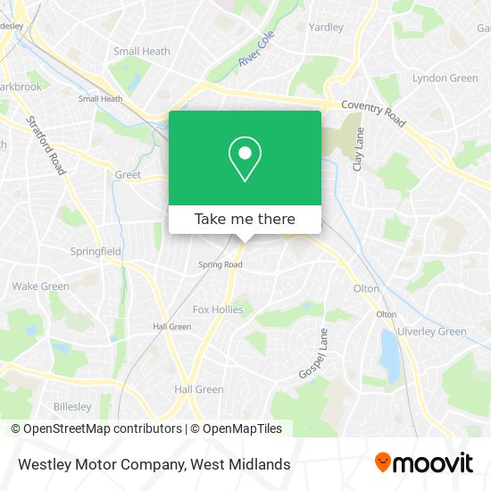 Westley Motor Company map