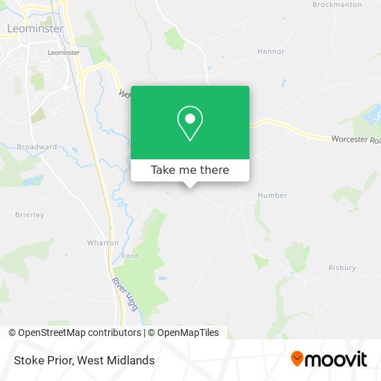 Stoke Prior map
