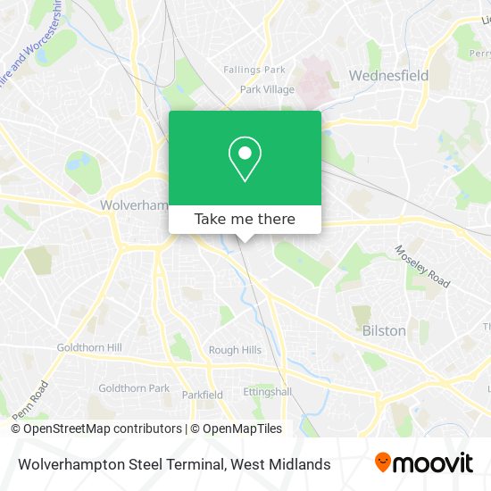 Wolverhampton Steel Terminal map