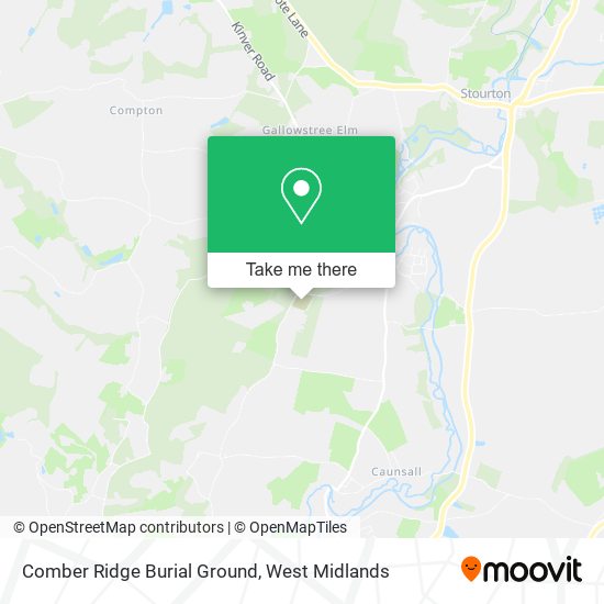 Comber Ridge Burial Ground map