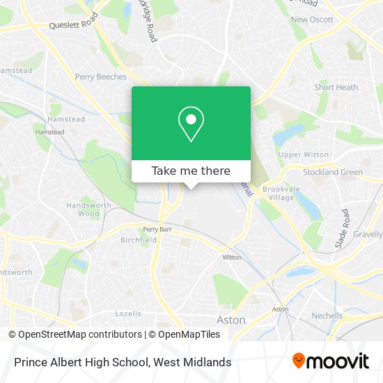Prince Albert High School map