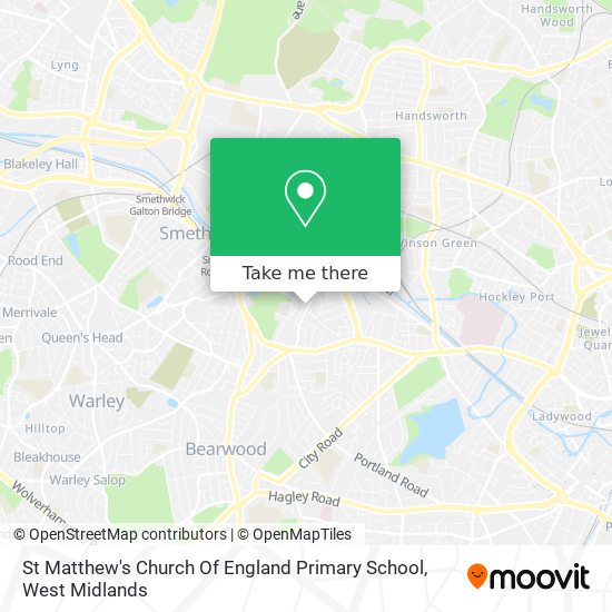 St Matthew's Church Of England Primary School map