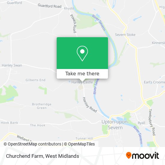 Churchend Farm map