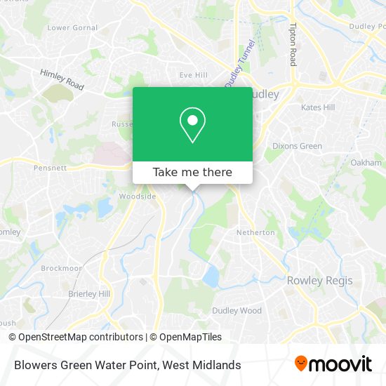 Blowers Green Water Point map