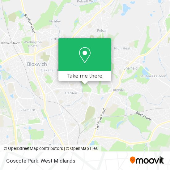 Goscote Park map