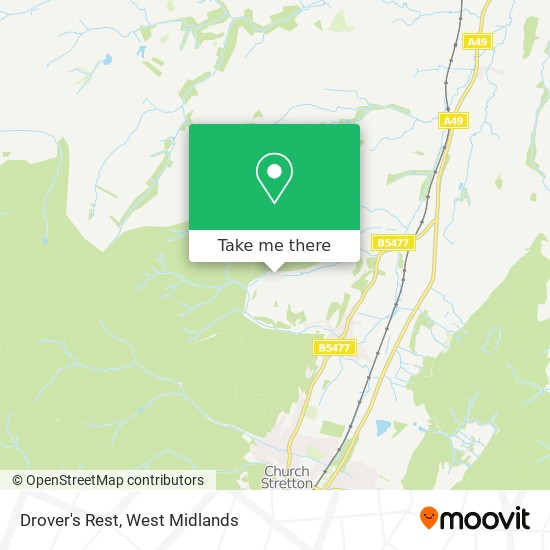 Drover's Rest map