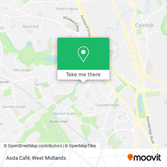 Asda Café map