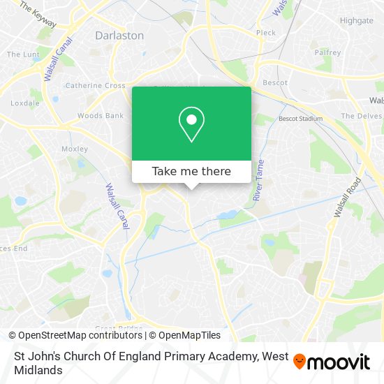 St John's Church Of England Primary Academy map