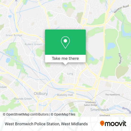 West Bromwich Police Station map