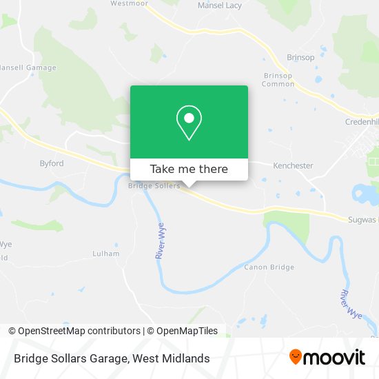 Bridge Sollars Garage map