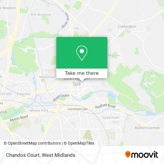 Chandos Court map