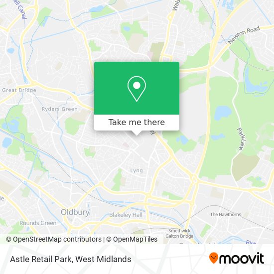 Astle Retail Park map