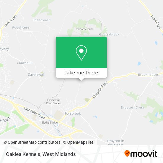 Oaklea Kennels map