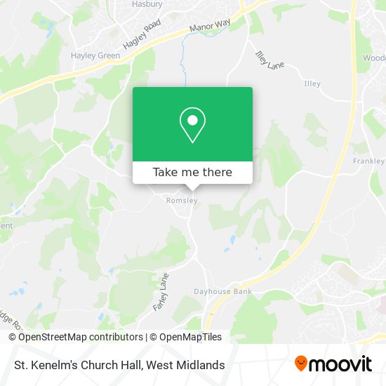 St. Kenelm's Church Hall map