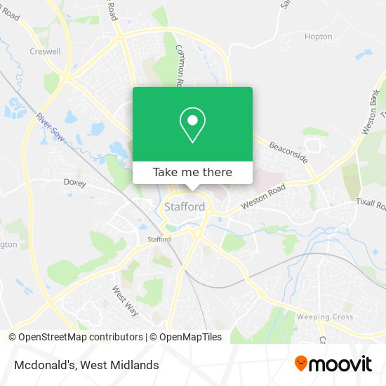 Mcdonald's map