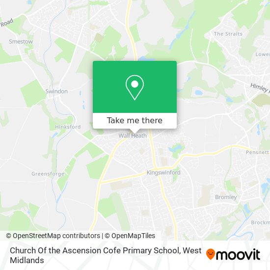 Church Of the Ascension Cofe Primary School map