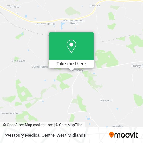 Westbury Medical Centre map