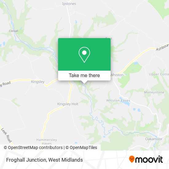 Froghall Junction map