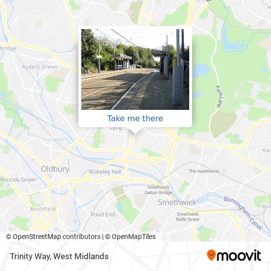 Trinity Way map