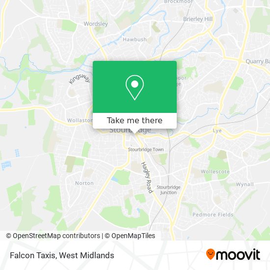 Falcon Taxis map