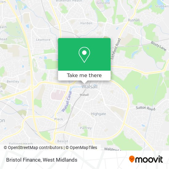 Bristol Finance map