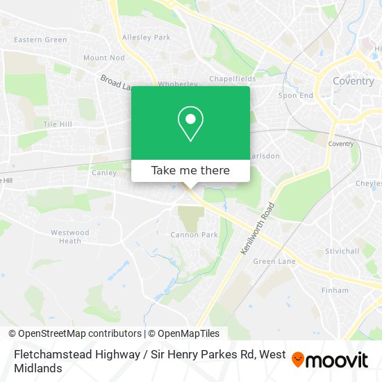 Fletchamstead Highway / Sir Henry Parkes Rd map