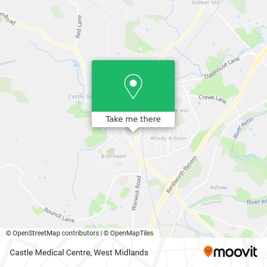 Castle Medical Centre map