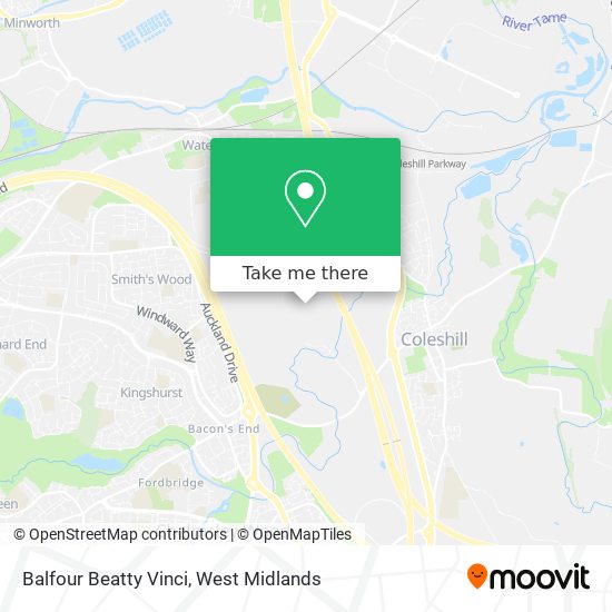 Balfour Beatty Vinci map