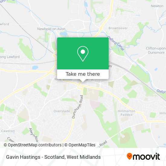 Gavin Hastings - Scotland map