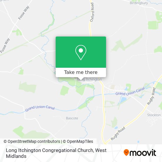 Long Itchington Congregational Church map
