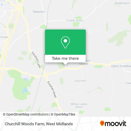 Churchill Woods Farm map
