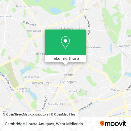 Cambridge House Antiques map