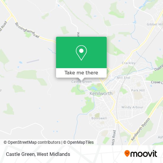 Castle Green map