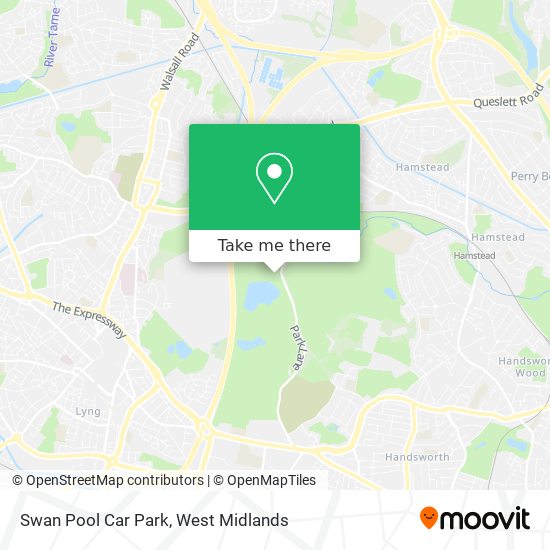 Swan Pool Car Park map