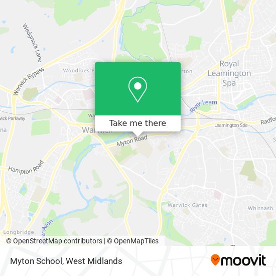 Myton School map