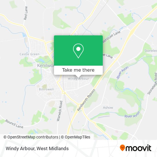 Windy Arbour map