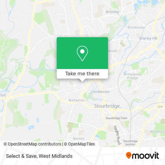 Select & Save map